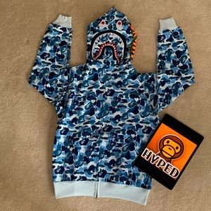 Bape A Bathing Ape ABC Camo Shark Hoodie